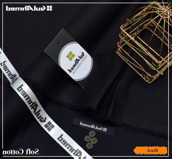 Men’s Unstitched Soft Cotton Plain Suit