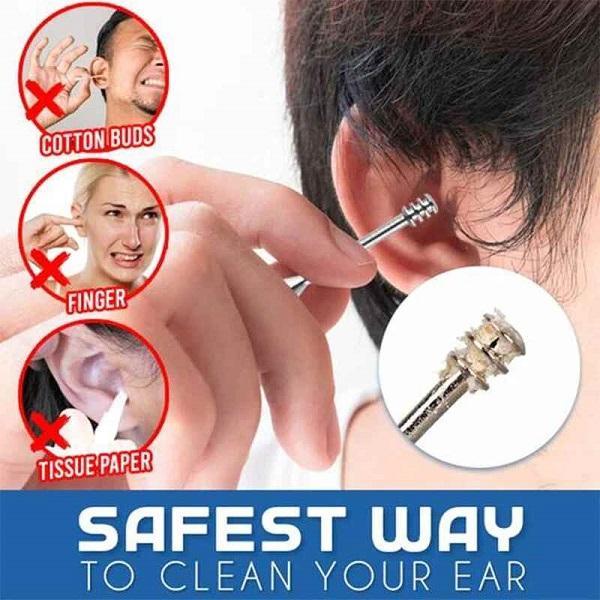 Easy Cleaning Ear Cleaning Tool Kit - 1 Pack of Stainless Steel Wireless Cleaner