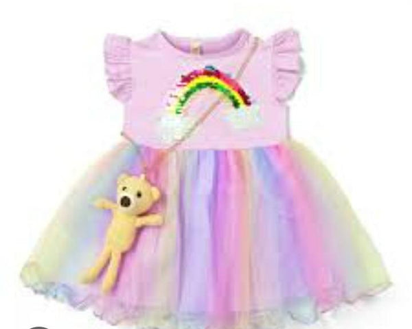 Soft net imported lininig frock