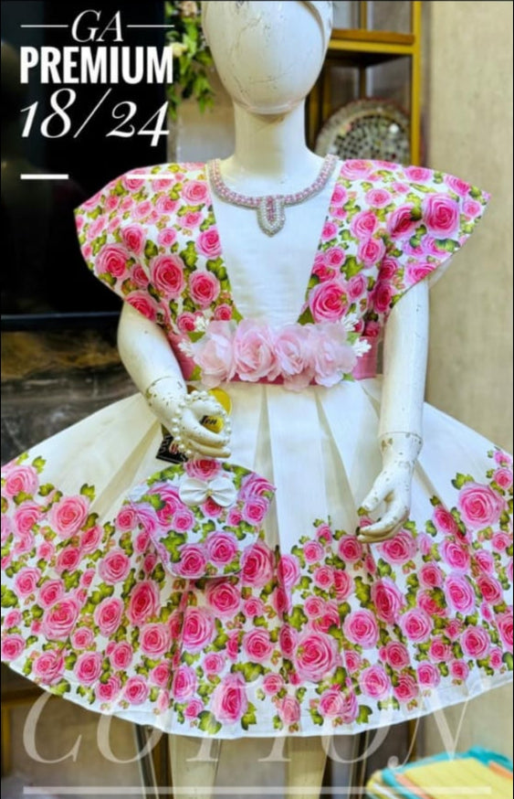 Fancy cotton frock